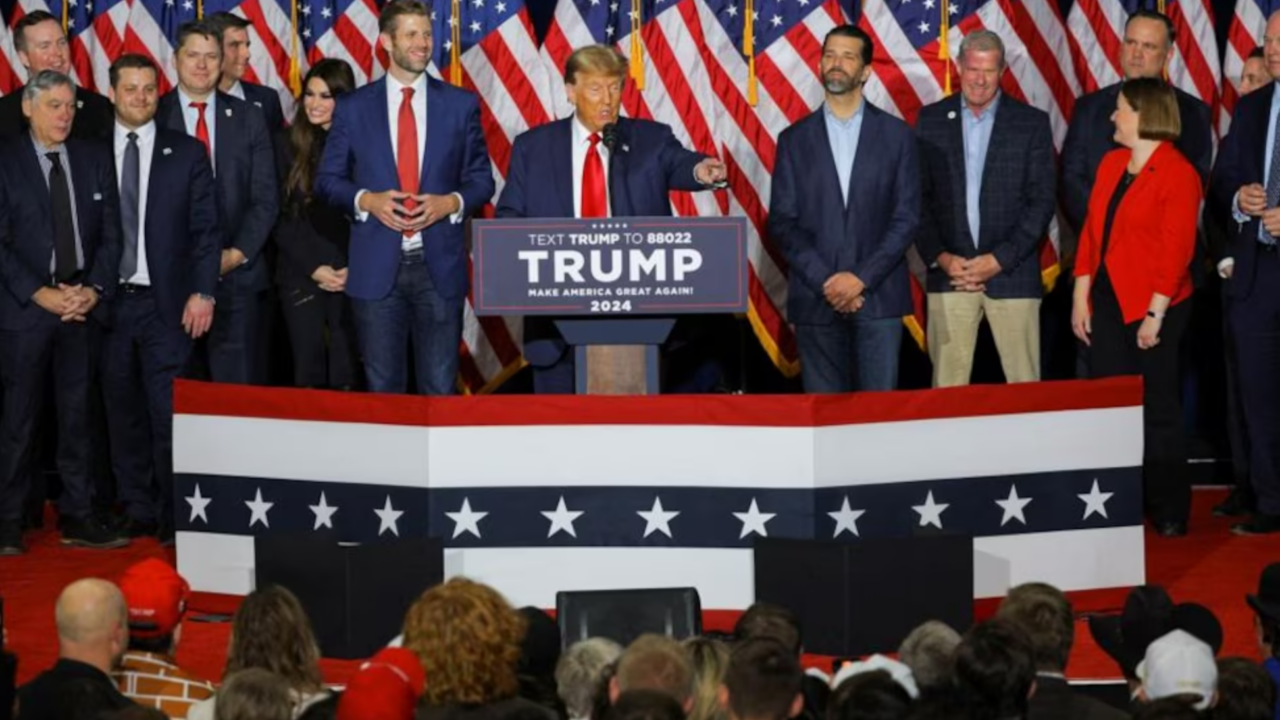 Trump Dominates Iowa Caucuses, DeSantis Trails Haley in White House Race